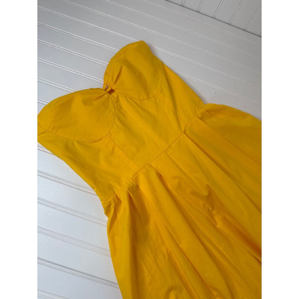 NWT Revolve SWF Balconette Midi Dress in Spanish Sun Tube Strapless Smocked Sz L - Picture 2 of 13